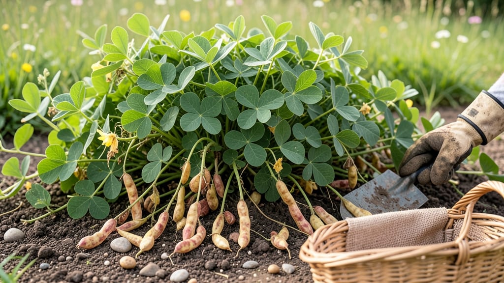 How to Know When to Harvest Peanuts: Shells Crack Open and Vines Yellow Naturally