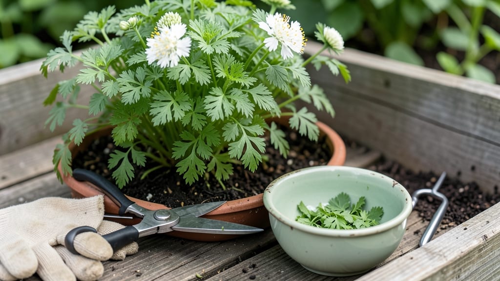 How to Harvest Coriander Plants: Cut-and-Come-Again Method for Fresh Leaves