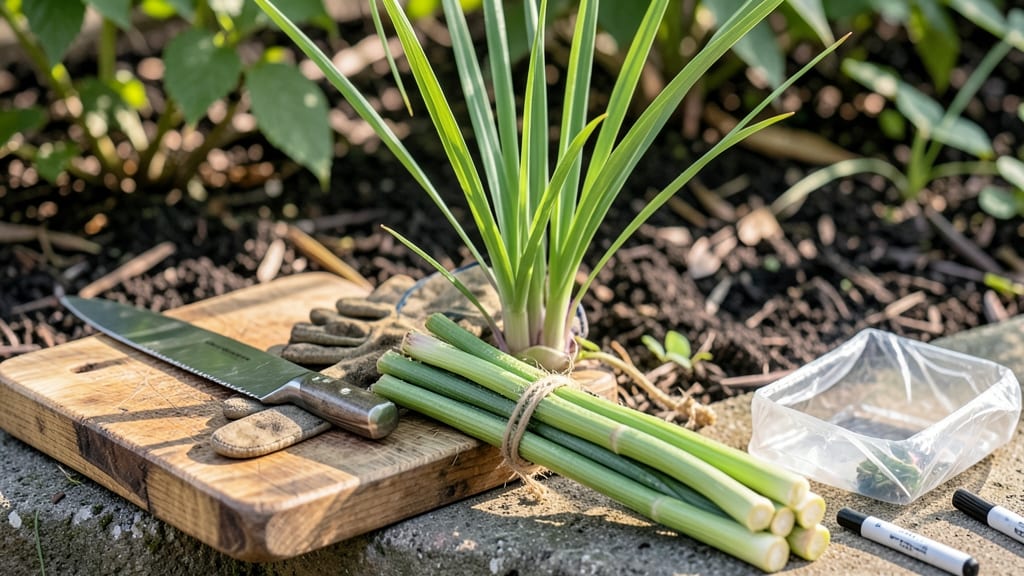 How to Harvest and Store Lemongrass: Stem Snap Test for Peak Freshness