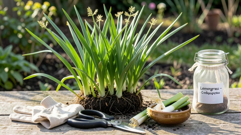 How to Harvest Lemongrass Without Killing the Plant: Stem-Cutting Method for Regrowth