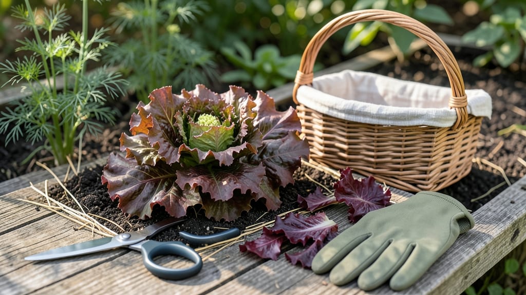 How to Harvest Red Leaf Lettuce: Best Time for Crisp Stems and Bold Color