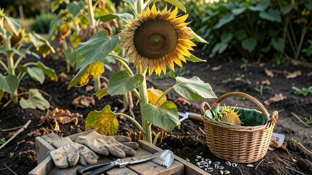 When to Harvest Sunflowers: Stem Snaps at Base—The One Test You Need