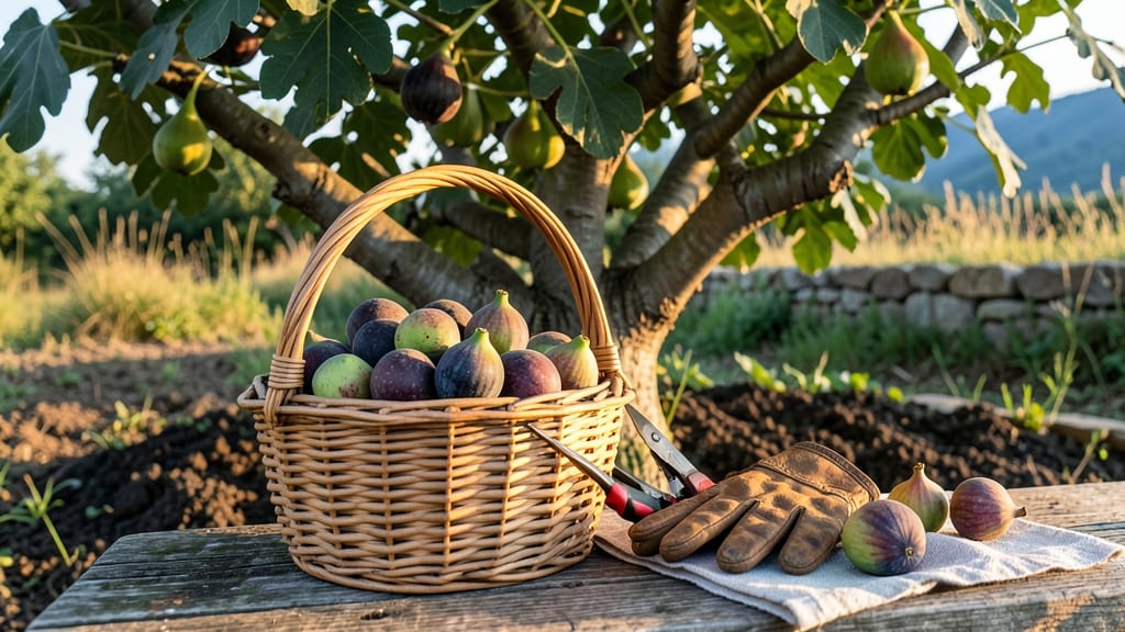 Fig Harvest Time: When Skin Darkens and Seeds Jiggle Slightly