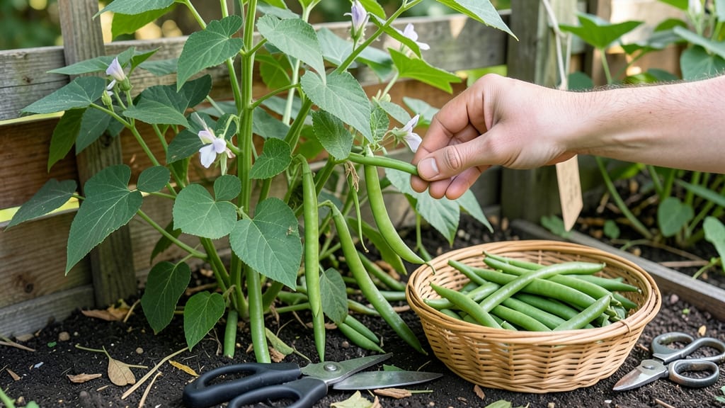 How to Harvest String Beans: Pick When Pods Snap—Not Split—For Maximum Yield