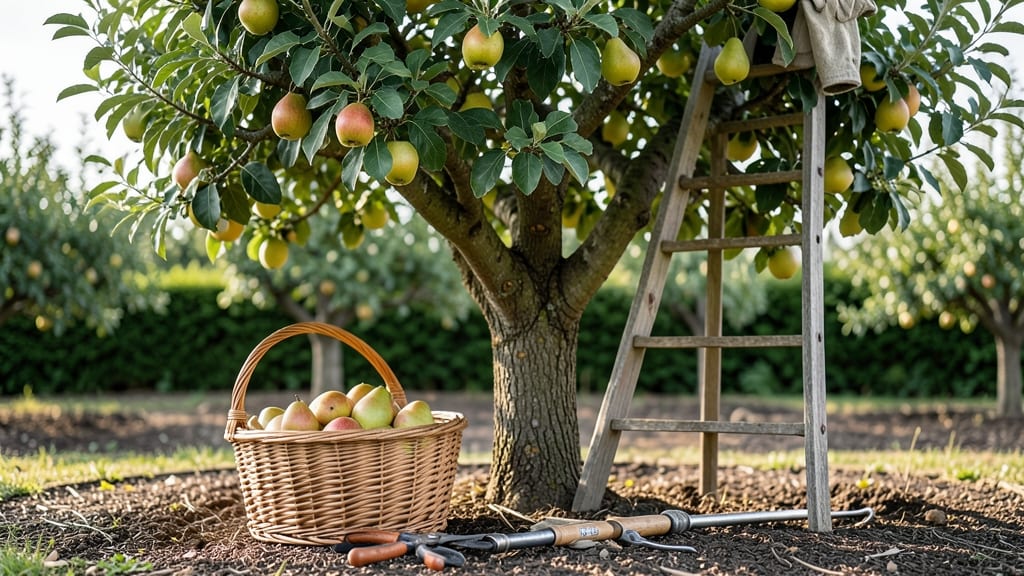 When to Harvest Bartlett Pears: Stem Snap Test and Blush Check