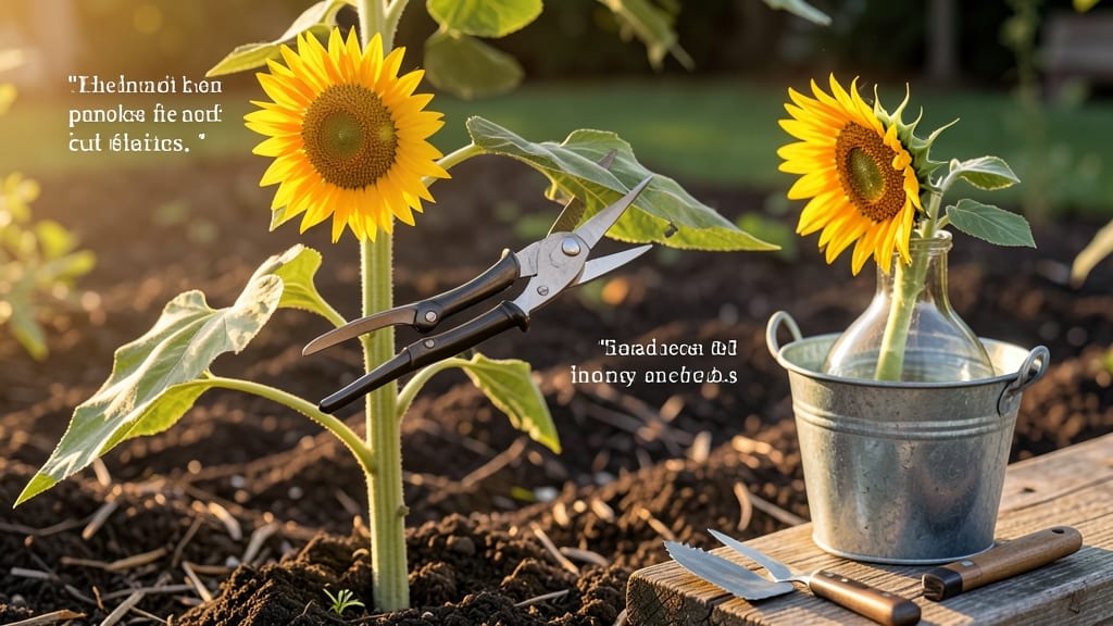 When to Harvest Sunflowers for Cut Flowers: Stem Snap Test & Bloom Fade Triggers