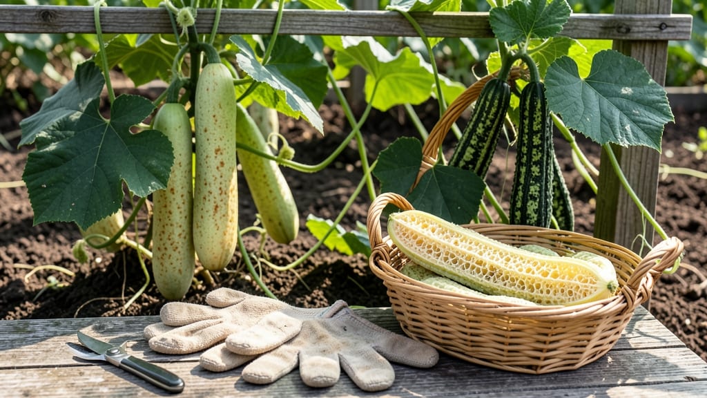 When to Harvest Luffa Gourds for Sponges: 3 Visual Cues for Perfect Texture