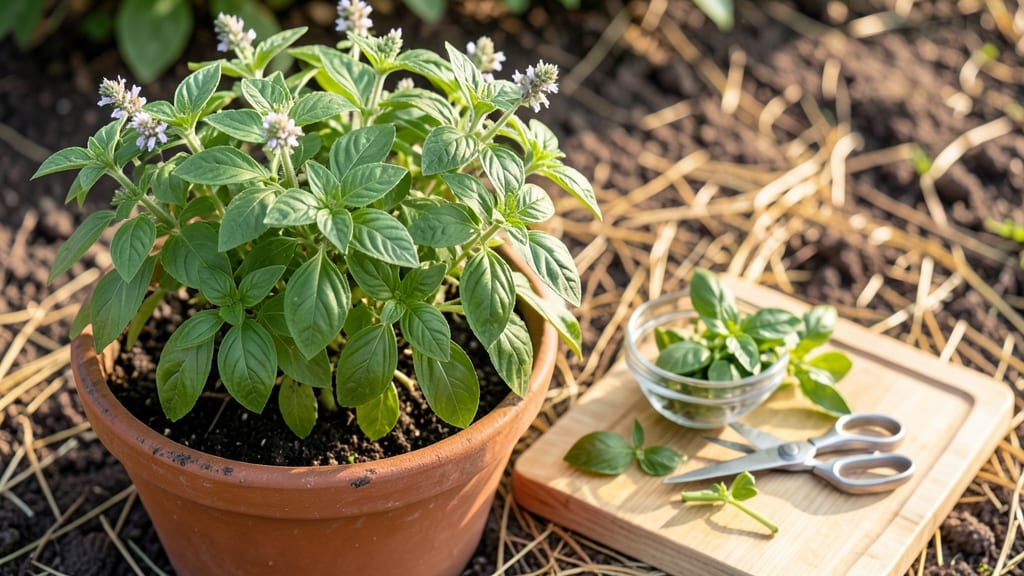 How to Harvest Basil: When Leaves Curl and Smell Strong