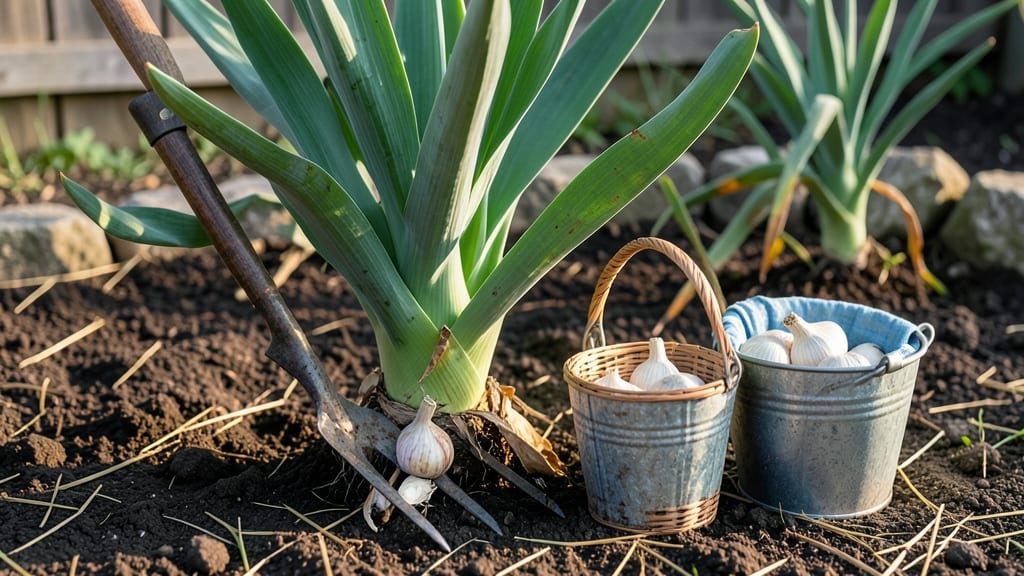 When to Harvest Garlic in Michigan: Leaf-Dying Tricks and Frost-Proof Timing Guide