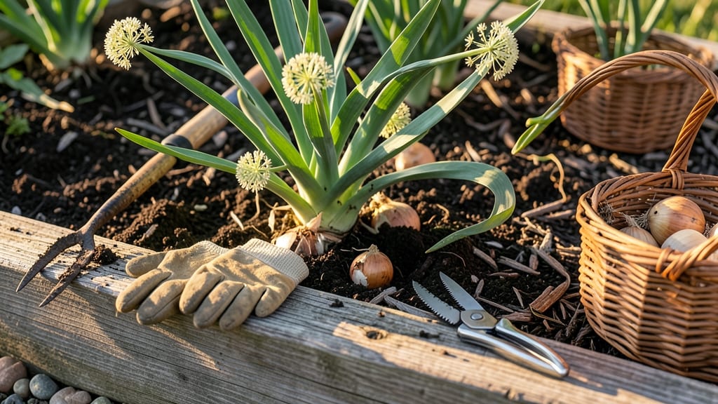 Decide It's Time to Harvest Onion Bulbs: 3 Visual Cues to Avoid Over-Mature Waste