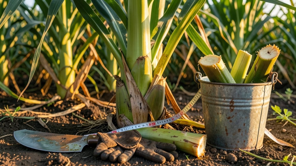 When to Harvest Sugar Cane: 3 Visual Cues for Peak Sweetness