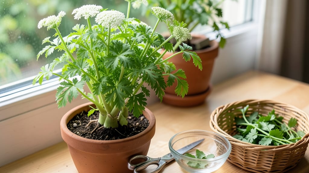 How to Harvest Coriander: Cut-and-Come-Again Method for Fresh Leaves