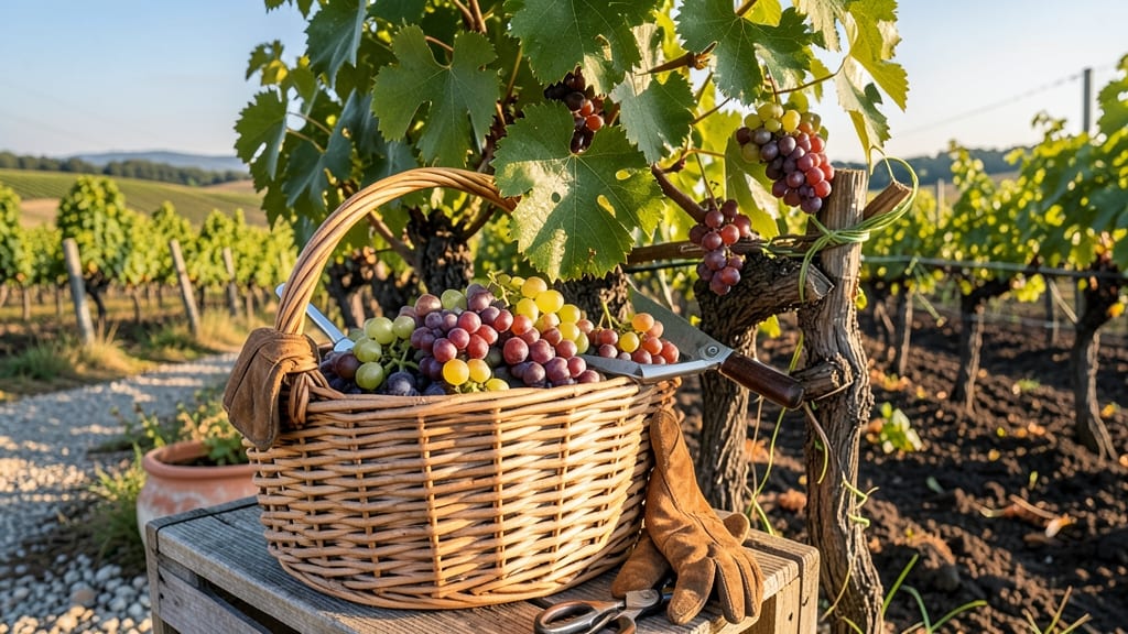 Harvest Time for Grapes: 3 Tactile Tests to Avoid Overripe or Underripe Clusters