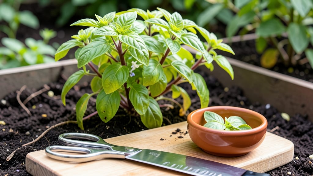 How to Harvest Lemon Basil: When Stems Turn Woody & Pruning Tricks for Continuous Growth