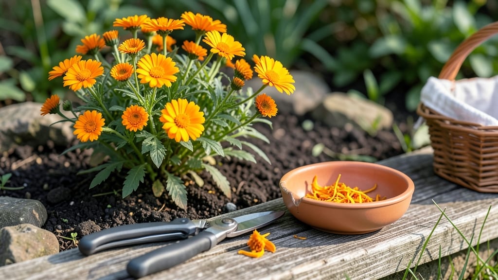 How to Harvest Calendula for Tea: Best Time and Drying Tricks for Potent Brews
