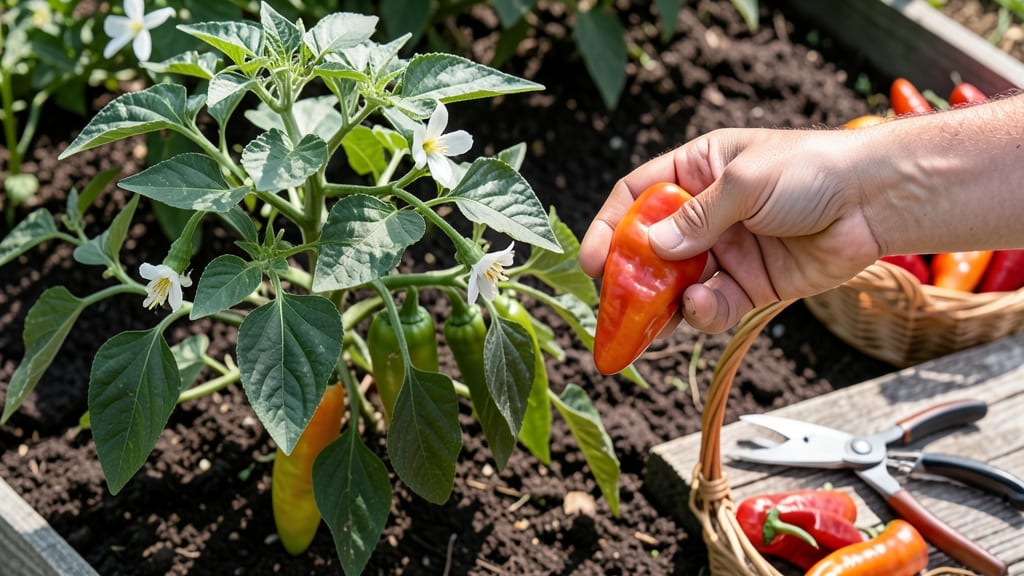 When to Harvest Cowhorn Peppers: 3 Tactile Tests for Zero Bitterness