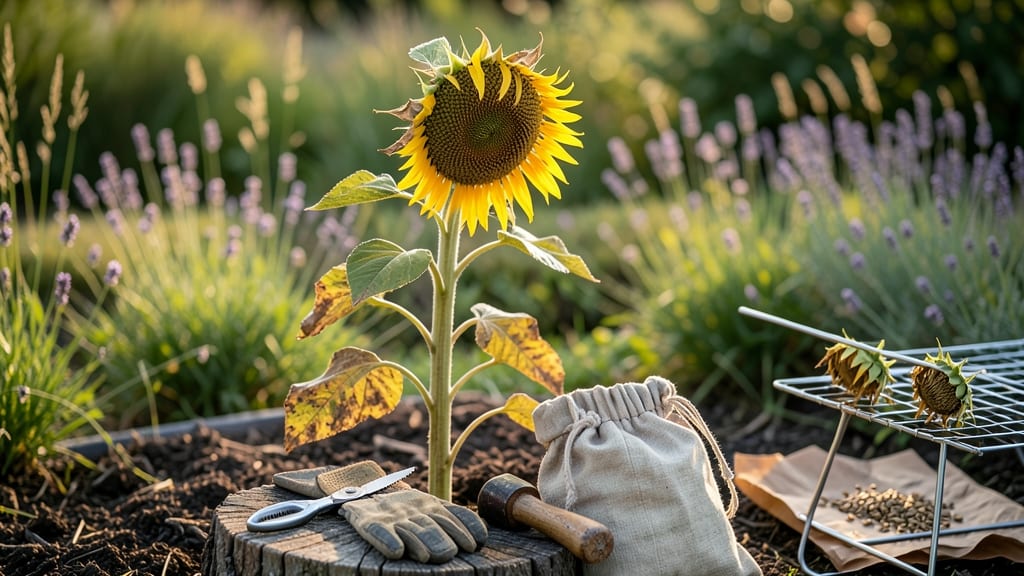 When to Harvest Sunflower Seeds: Back-of-Hand Test for Crunchy, Ripe Kernels