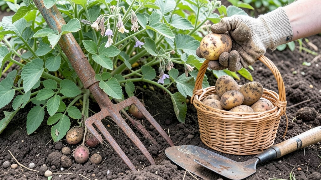 When to Harvest Potatoes From Garden: Finger-Size Rule & 3 Soil Checks