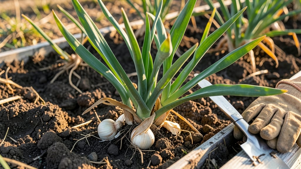 When to Harvest Softneck Garlic: Paper-Shell Test & 5 Signs for Perfect Bulbs