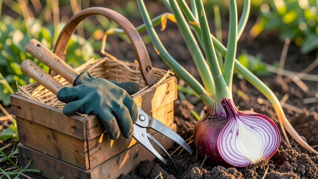 How to Know When to Harvest Red Onions: 3 Tactile Tests for Pungency and Size