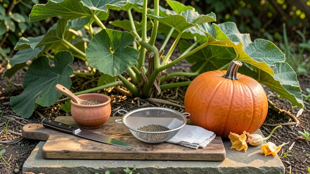 How to Harvest Pumpkin Seeds: Scoop, Rinse, and Dry for Perfect Storage
