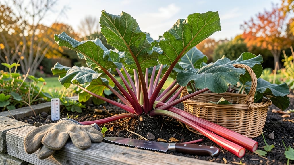 Can I Harvest Rhubarb in October: Cold-Hardy Varieties and Late-Season Care Tips