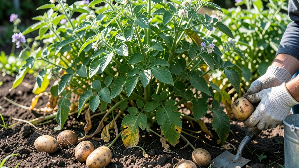 How Do You Know When It's Time to Harvest Potatoes: Finger Test & Flower Guide for Perfect Digging Time
