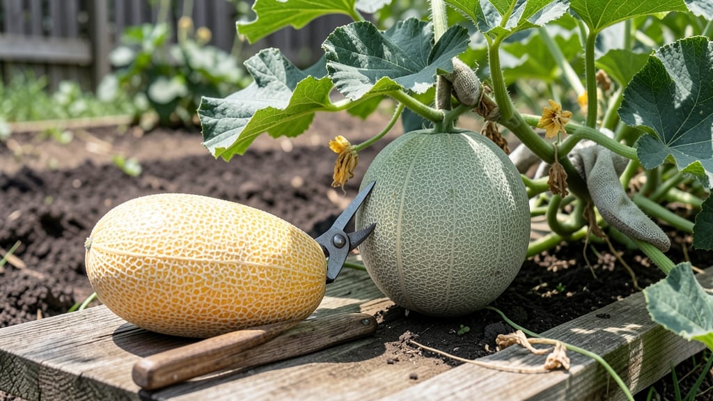 When to Harvest Cantaloupe Melons: 3 Non-Taste Tests for Perfect Ripeness