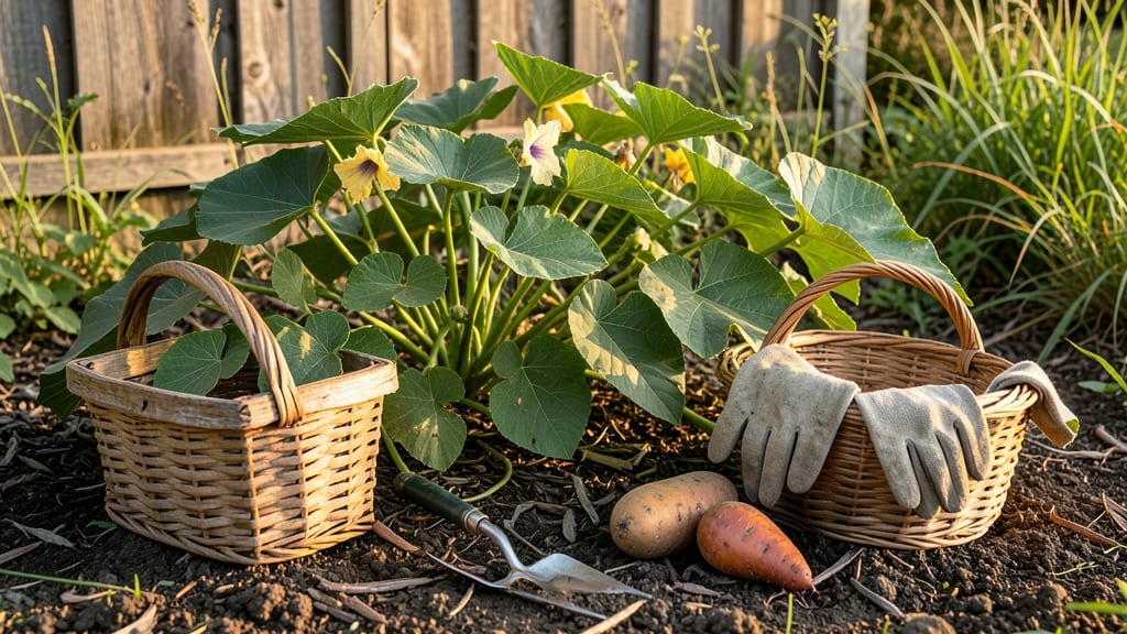 How Many Days to Harvest Sweet Potatoes: When Vines Die & Skin Toughens Naturally