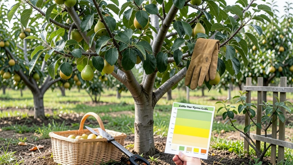 When to Harvest Kieffer Pears: Firmness, Color, and Stem Twist Test