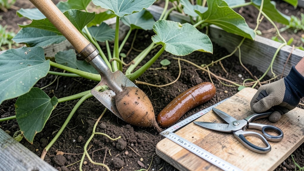When to Harvest Yams: Finger-Press Test for Peak Sweetness