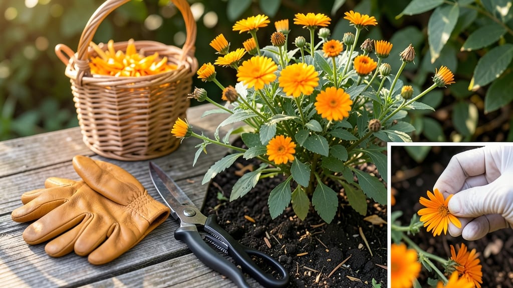 When to Harvest Calendula Flowers: Petal Color Shift & Seed Head Test