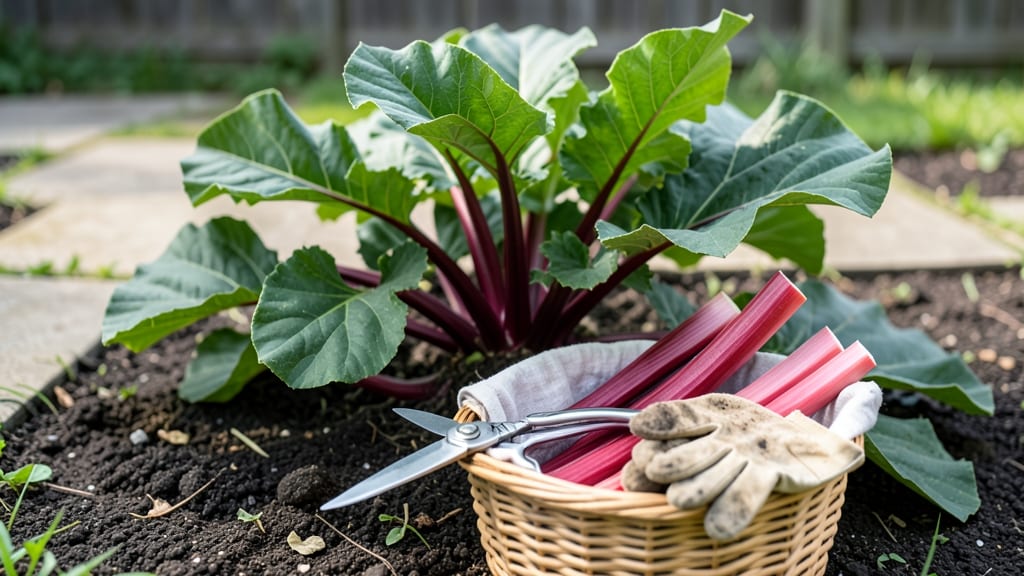 Best Way to Harvest Rhubarb: When Stems Reach 10 Inches for Peak Sweetness