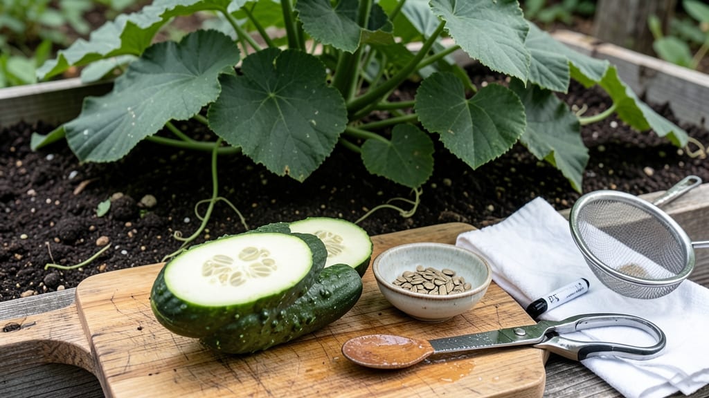 How to Harvest Cucumber Seeds: Save Rare Varieties with Simple Drying Method