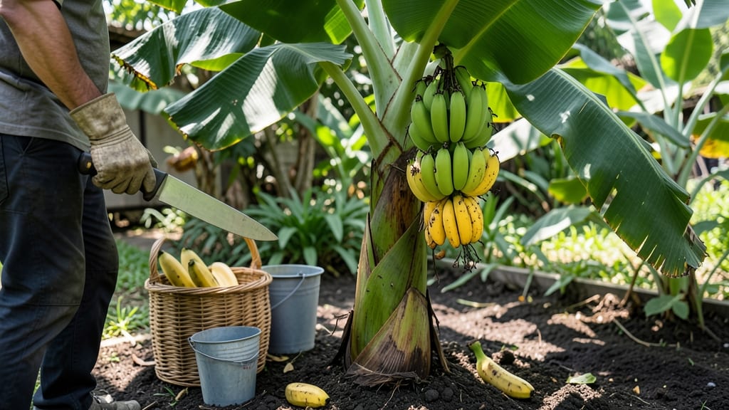 How to Harvest Bananas: Signs Your Bunch Is Ready (And How to Pick Without Damage)