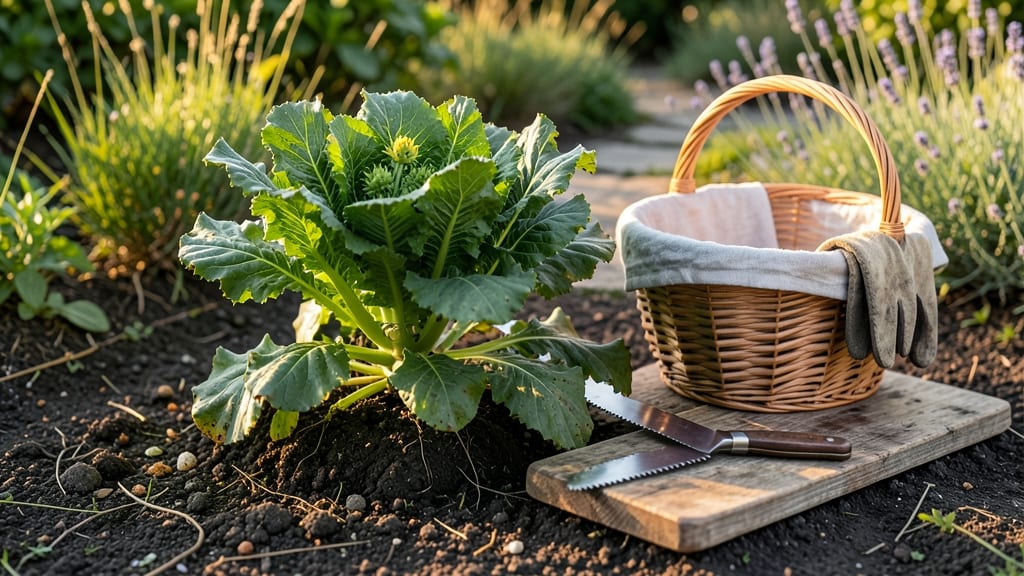 Harvest Black Seeded Simpson Lettuce: When Stems Snap Easily & Leaf Cups Stay Tight