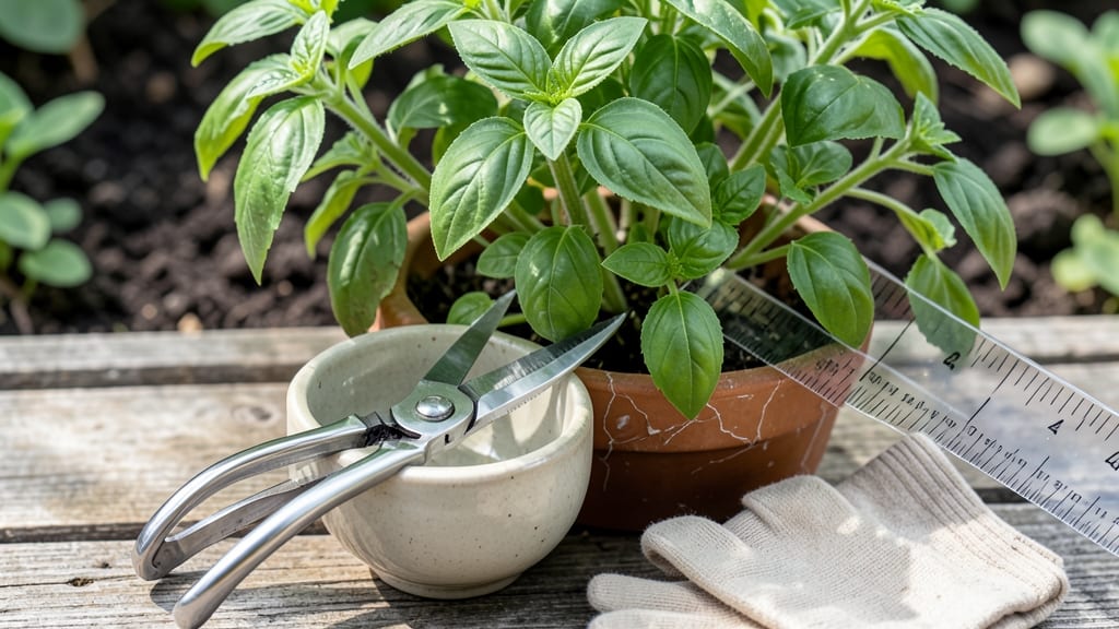 How to Harvest Basil So It Keeps Growing: Pinch-and-Prune Method for Continuous Growth