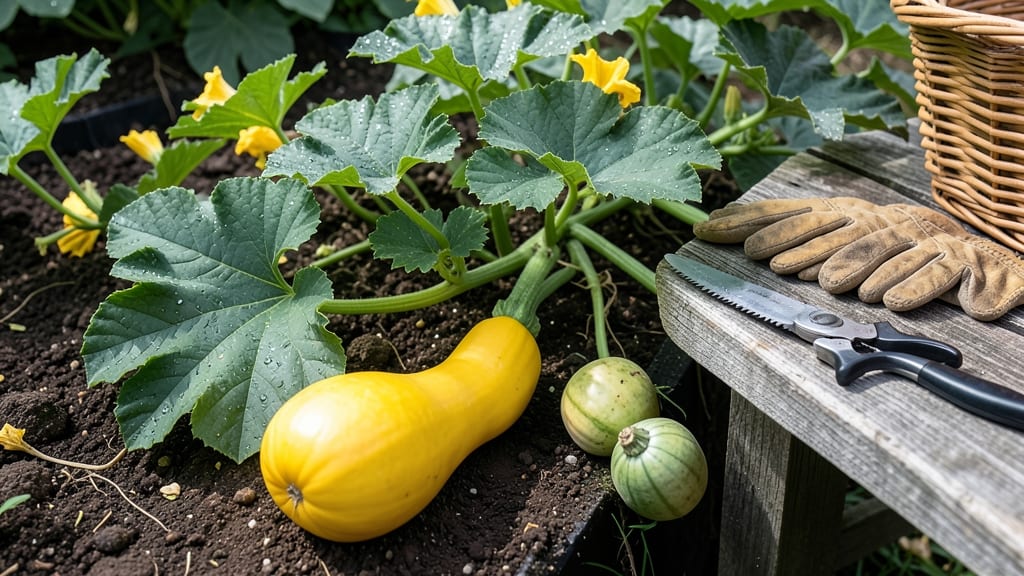 When to Harvest Yellow Crookneck Squash: Thumbprint Test for Peak Sweetness