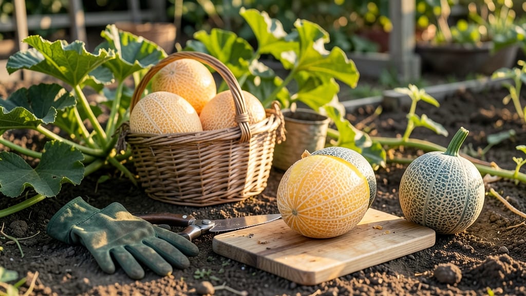Cantaloupe Harvest Time: 3 Non-Destructive Checks for Perfect Ripeness