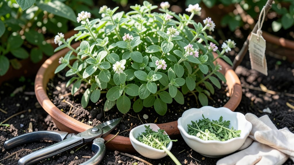 How to Harvest Marjoram: When Stems Snap Easily & Drying Secrets