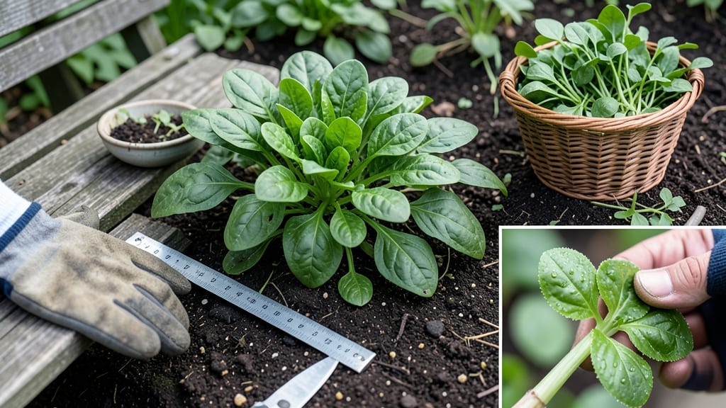 How to Know When to Harvest Spinach: Leaf Size and Color Tests That Work