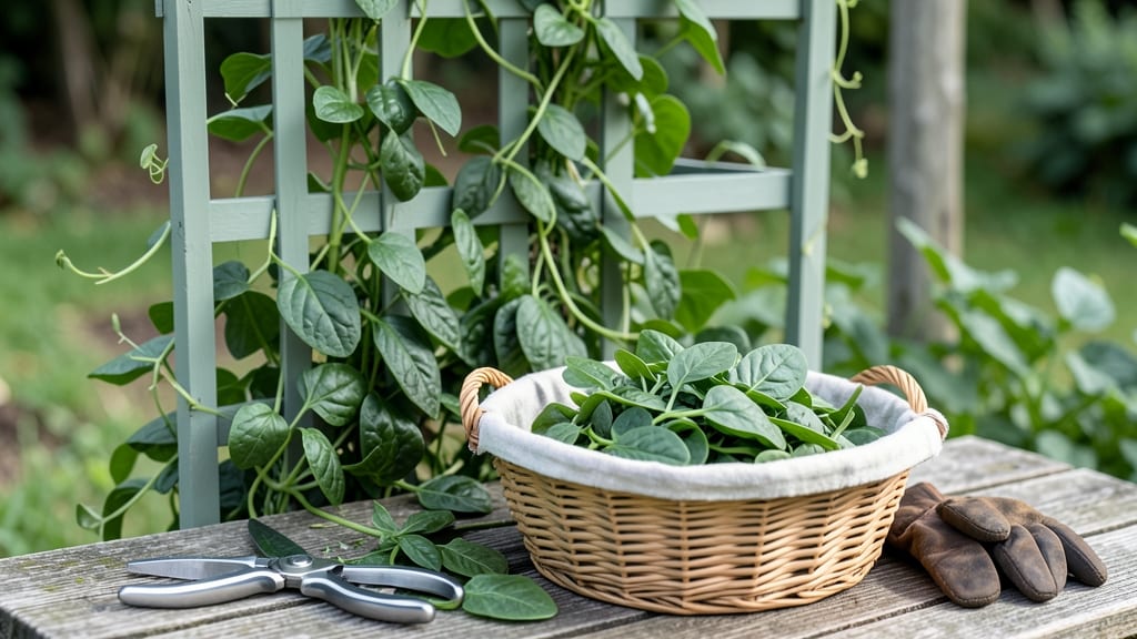 How to Harvest Climbing Spinach: When Leaves Reach 6 Inches for Maximum Yield