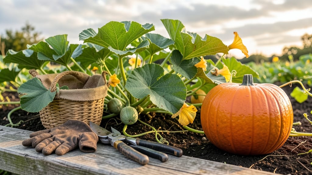 How Long to Harvest Pumpkins: When Skin Hardens & Stem Dries Naturally