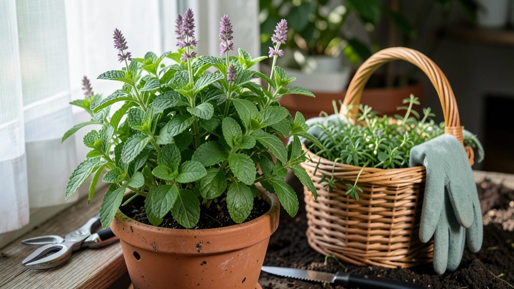 How to Harvest Fresh Mint: When Stems Snap Easily & Best Pruning Tricks