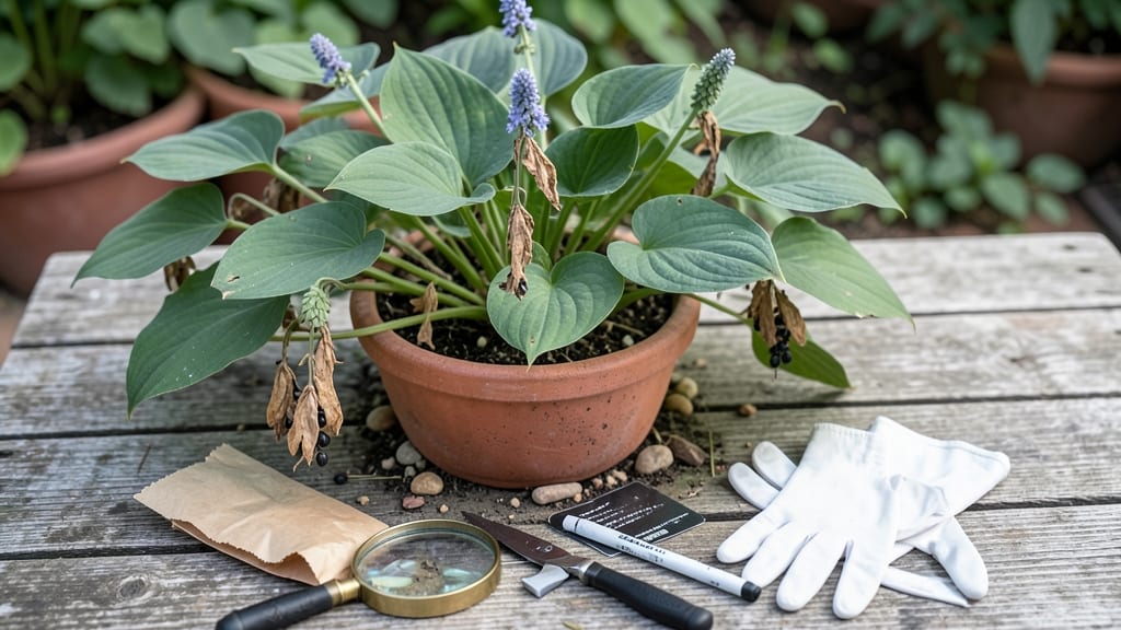How to Harvest Hosta Seeds: When Seed Pods Turn Brown & Crack Open