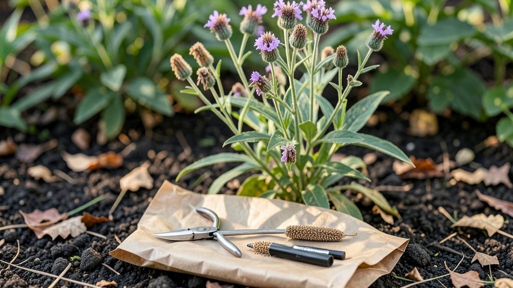 Harvest Verbena Seeds: When Stems Turn Brown & Dry Completely
