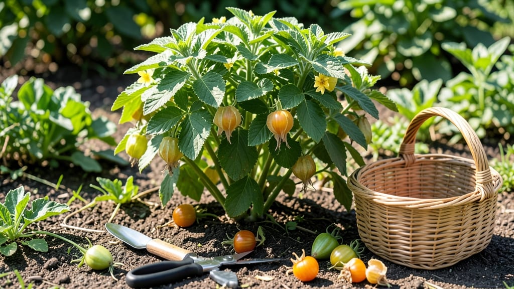 When to Harvest Ground Cherries: Firm Yet Slightly Soft—The 2-Finger Squeeze Test