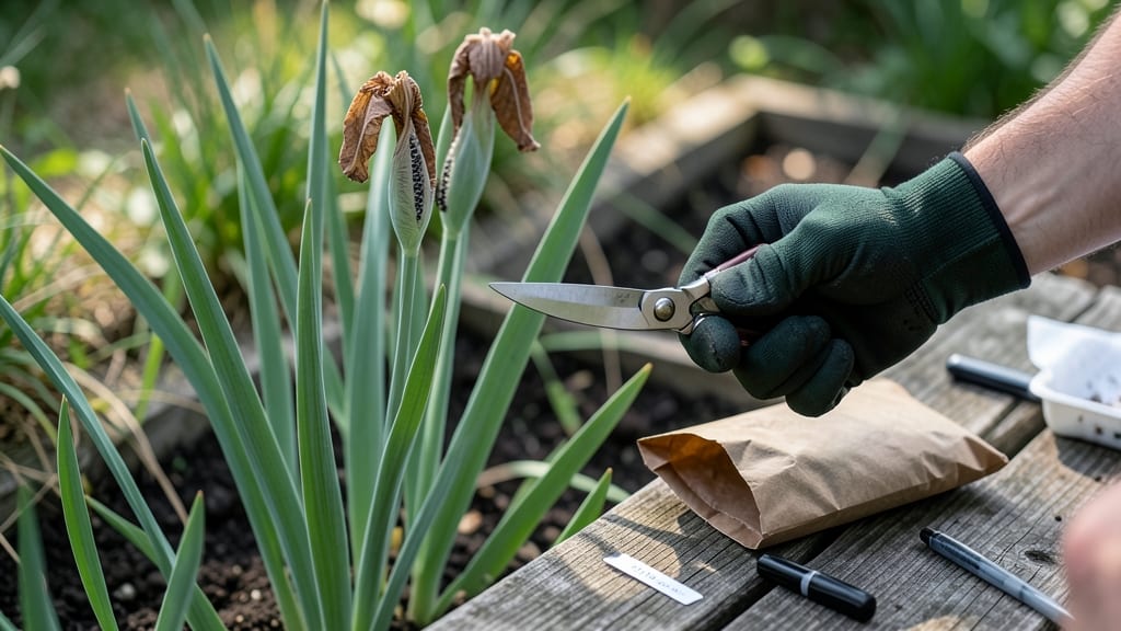 How to Harvest Iris Seeds: When Pods Crack and How to Store Them for Germination