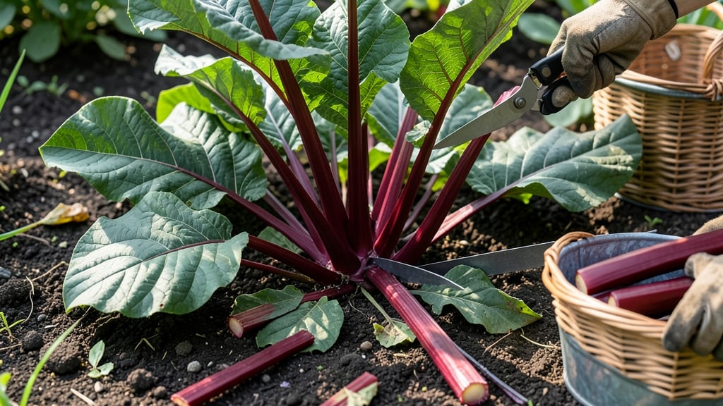 How to Harvest Rhubarb Stalks: When They’re Ready and How to Cut Them Properly