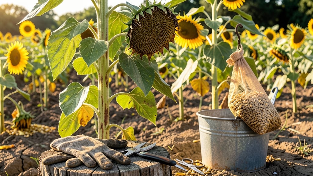 When to Harvest Sunflower Heads for Seeds: Back-of-Hand Test for Perfect Ripeness